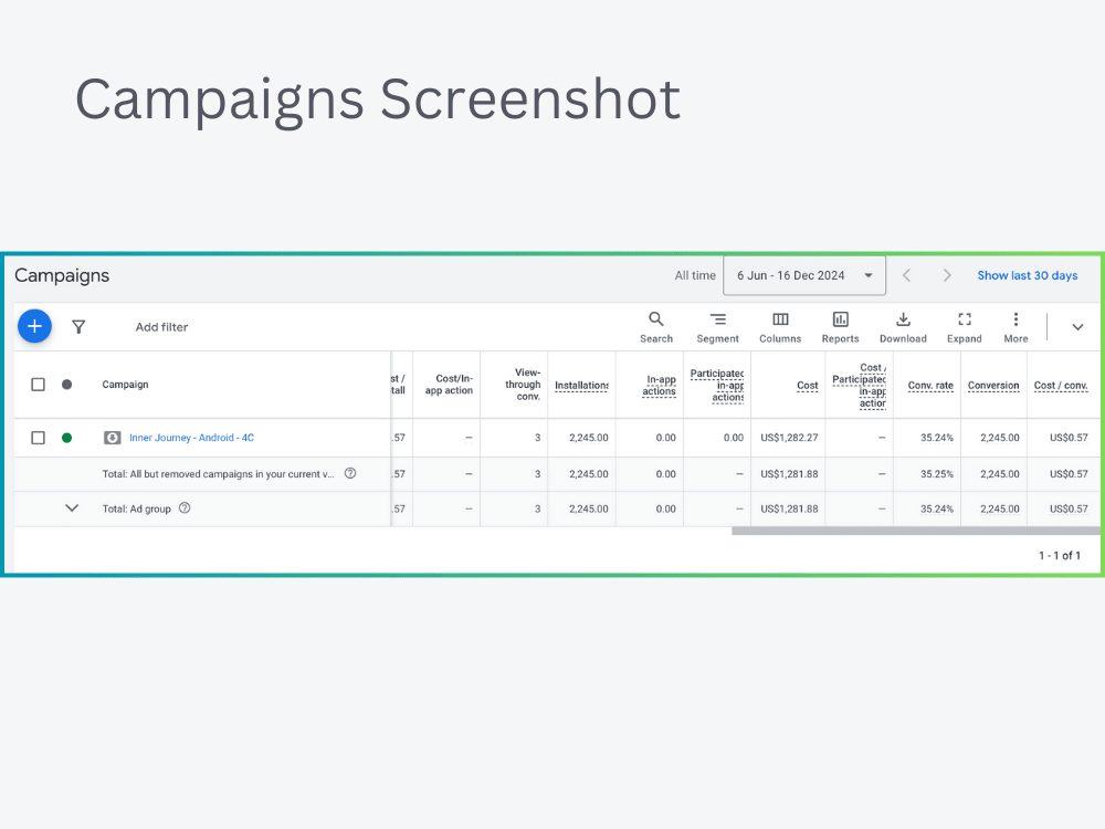 Campaign Summary